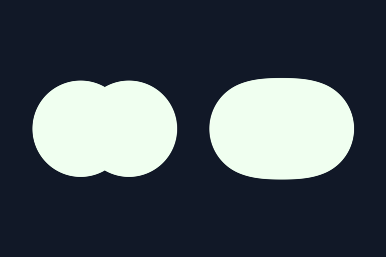 Hard union vs smooth union